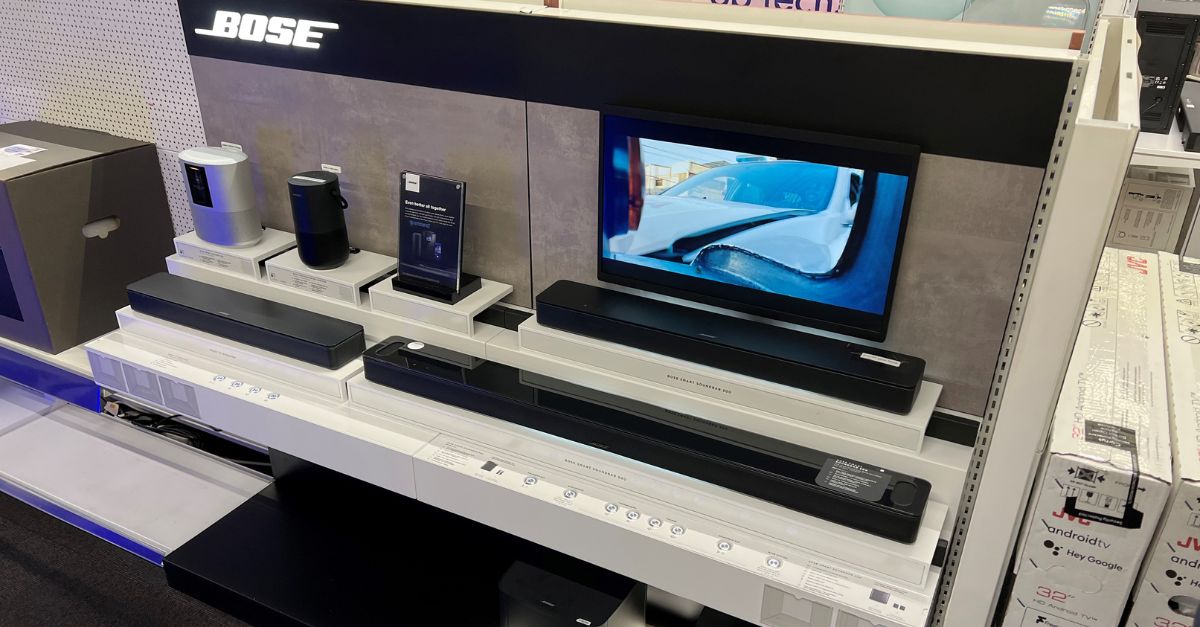 Delivering Impactful Retail Results for BOSE Soundbar and Speaker Display Installation.